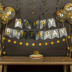 28pcs Birthday Party Decorations Set for Men & Women's Celebrations