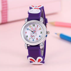 Girls Rabbit Pattern Watch Gift For Kids