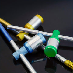 Alloy Bottle Crackling Tube Rubber Ball Funny Toy