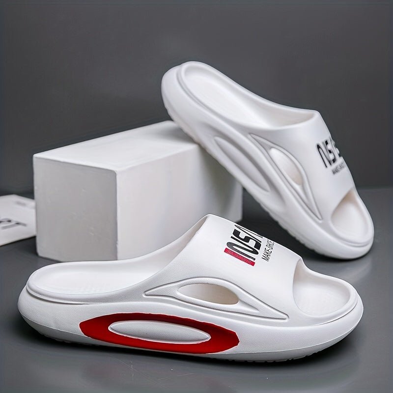 Men's Non Slip Platform Slides Comfortable Cloud Slides