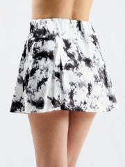 Tie Dye Skirt With Shorts Sport Fitness Yoga Running Skort Women's Clothing