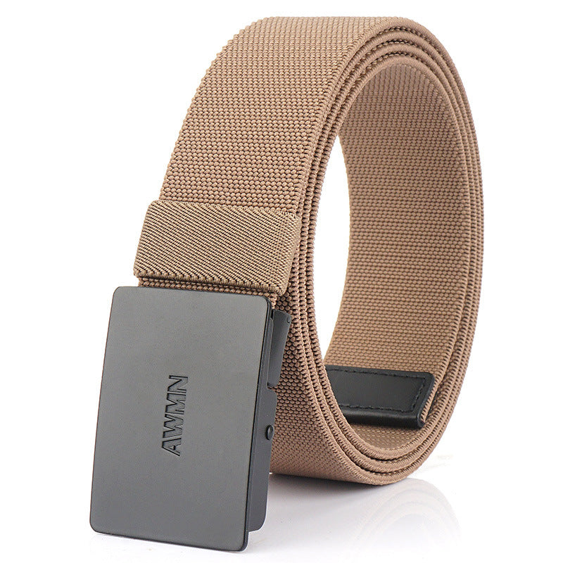Men's Elastic Belt Casual Buckle Belt