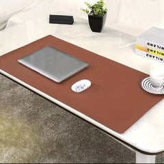 Stylish Medium Brown Leather Mouse Pad