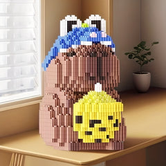 Crocodile Capybara Building Blocks 3D Puzzle Toy - Durable PP Mat