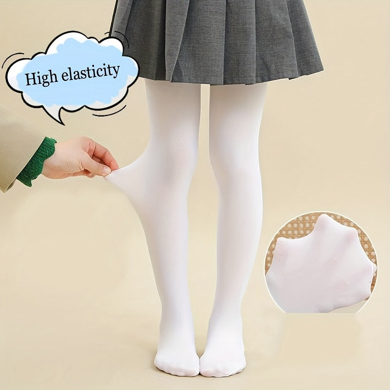 Girls Kids Thin Breathable Leggings Dance Socks Spring Summer Autumn