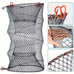 Foldable Fishing Net Shrimps Crabs Trap Cage Outdoor Tackle