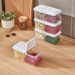 BPA-Free Bento Snack Boxes with Lids for Fruits, Berries, Snacks, Condiments