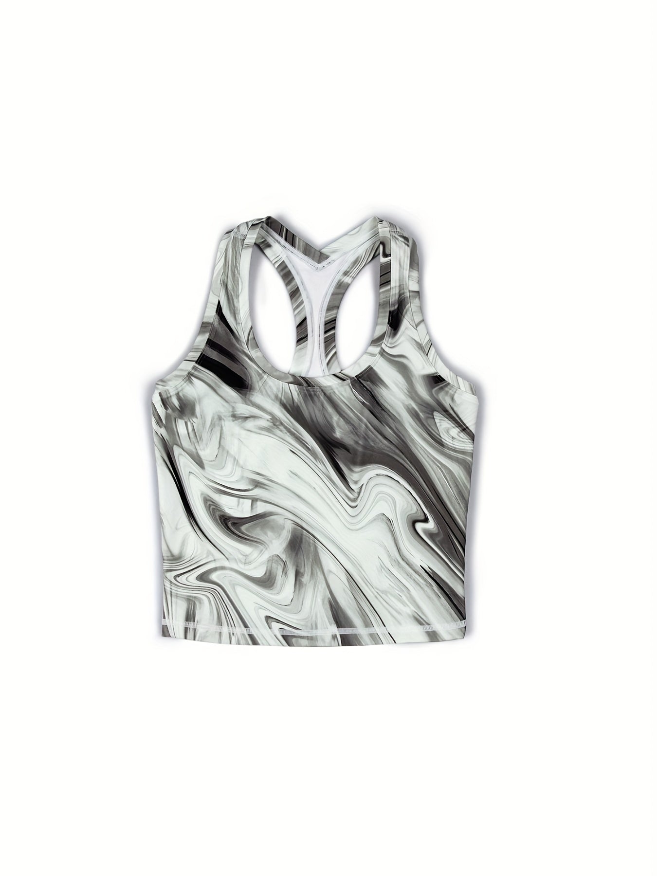 Cherry Print Sports Tank Top Moisture Wicking Yoga Fitness Running