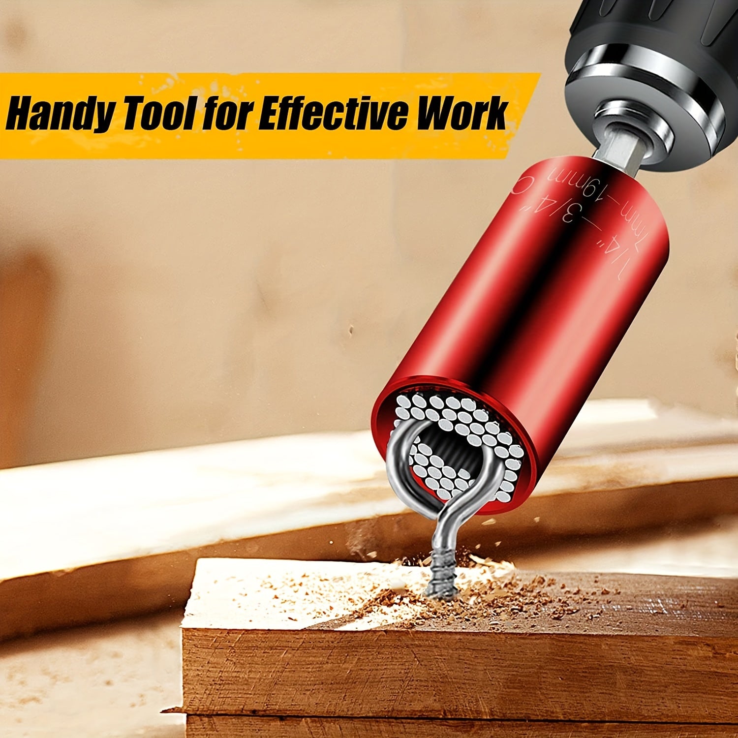 7-19mm Universal Socket Wrench Set Impact Ratchet Adapter for Drills