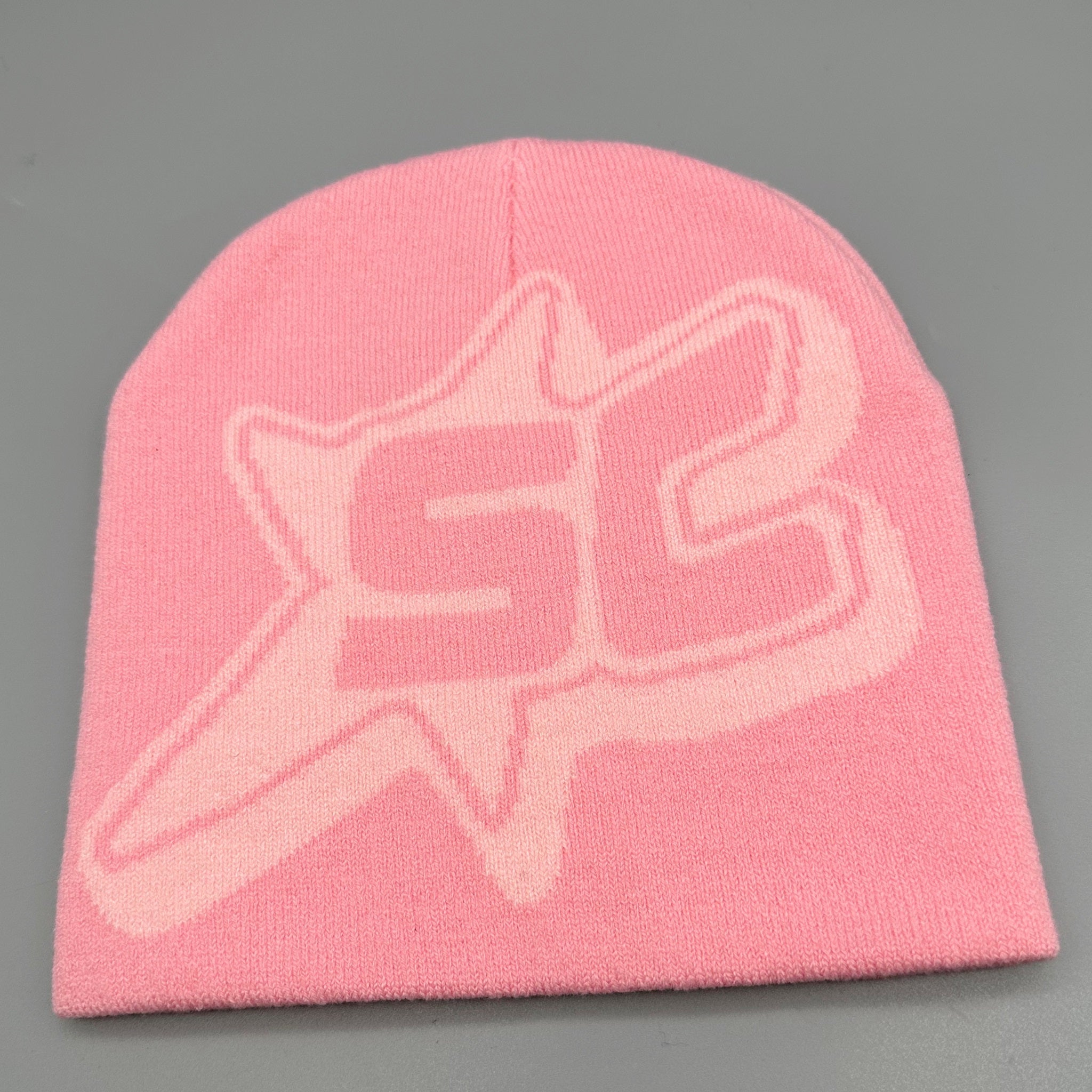 Jacquard Candy Beanie Y2K Knit Hat for Women