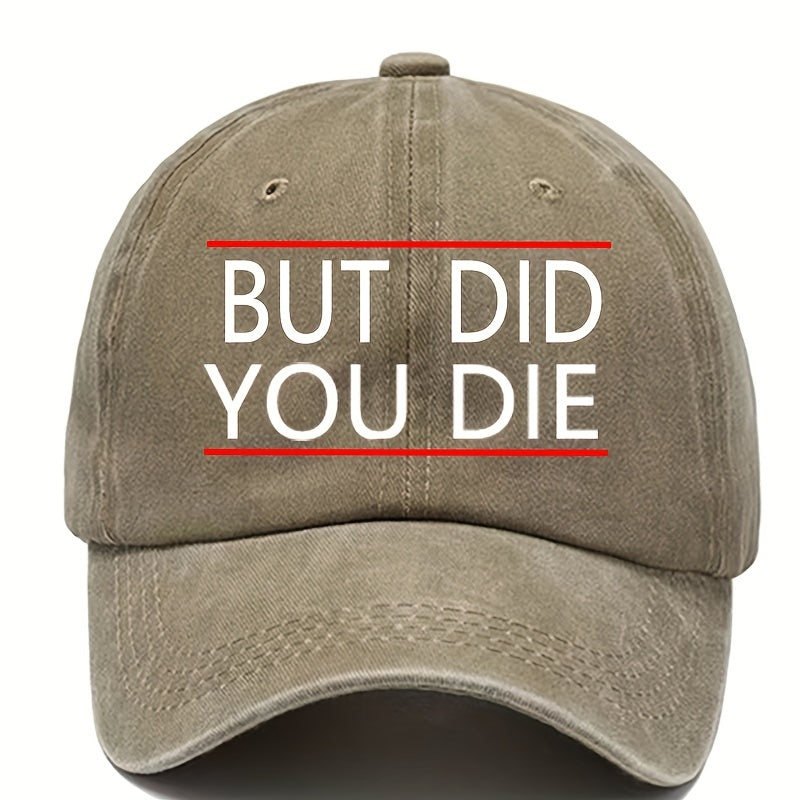 Fashionable Washed Cotton Baseball Cap Adjustable Sunscreen Hat