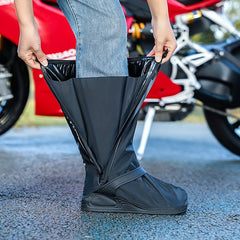 PVC Motorcycle Rainproof Shoe Cover Anti Slip High Cylinder Rain S