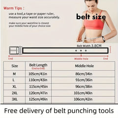 Men's S Buckle Leather Belt Decorative Belt For Outdoor Party