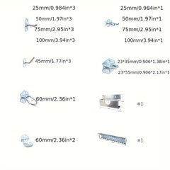 26-Piece Garage Hooks Set for Tool Storage on Pegboard