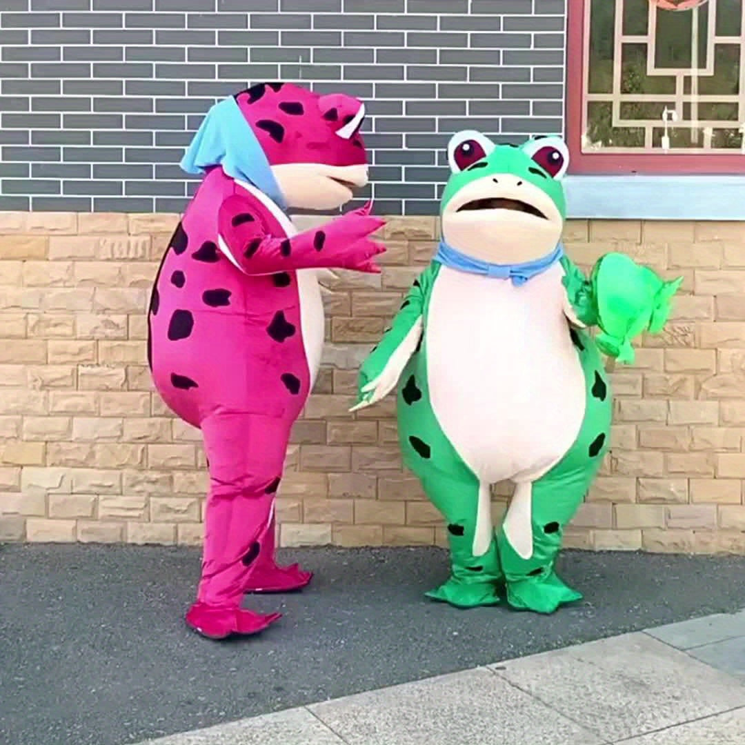 Inflatable Frog Doll Costume Funny Toad Cartoon Toad Funny Doll Costume