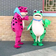 Inflatable Frog Doll Costume Funny Toad Cartoon Toad Funny Doll Costume