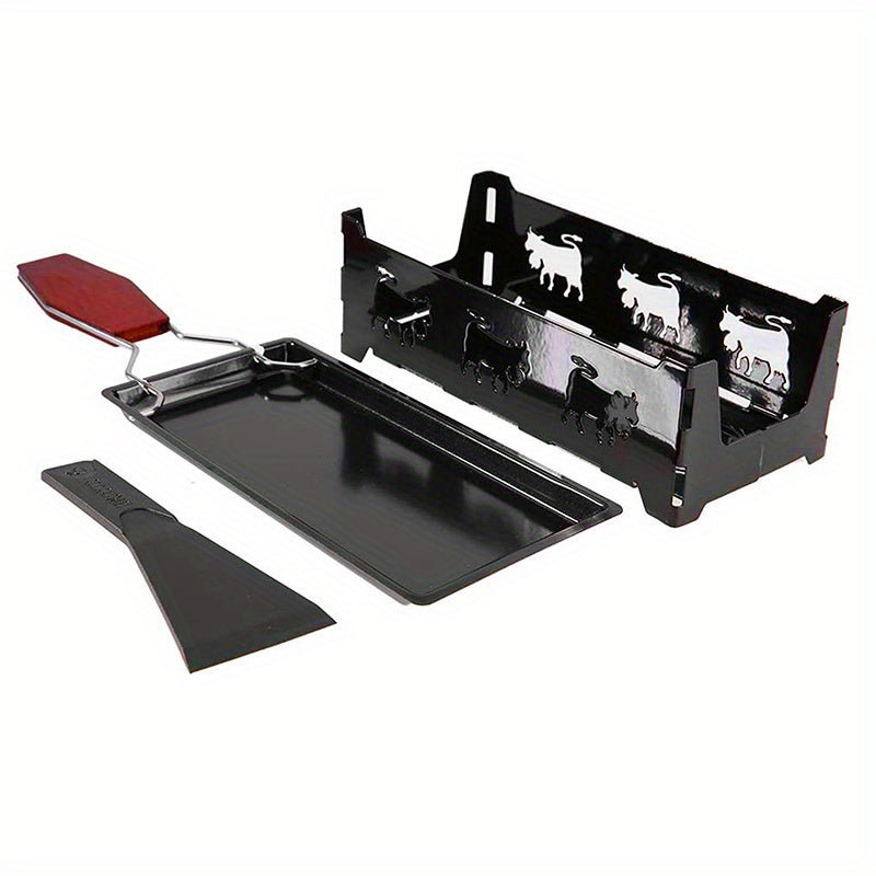 Non Stick Cheese Raclette Grill Stove and Melt Pan