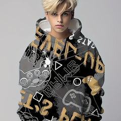 Boy's Graphic Hoodie 3D Print Sweatshirt