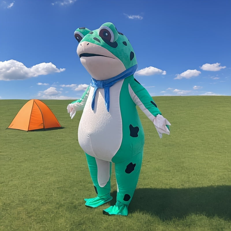 Inflatable Frog Doll Costume Funny Toad Cartoon Toad Funny Doll Costume