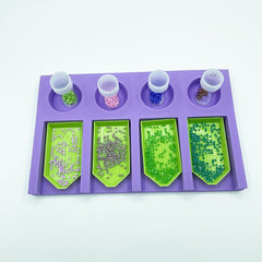 Foam Purple Diamond Painting Tool Tray Plate Organizer