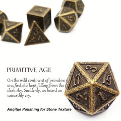 7pcs Classic Polyhedral Dice Set - Indoor Gaming