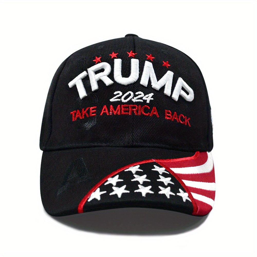 Flag Embroidery Baseball Cap Adjustable Unisex Dad Hats