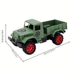 Toy Car Pull Back Truck Military Model Engineering Car Off road Vehicle