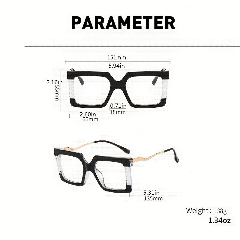 Colorful Frame Light Blocking Glasses - Eye Fatigue Relief & UV Glare Protection