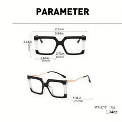 Colorful Frame Light Blocking Glasses - Eye Fatigue Relief & UV Glare Protection