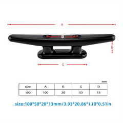 Plastic Boat Yacht Deck Line Bollard Hardware - Rope Tether