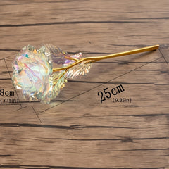 24 Golden Roses Mother's Anniversary Valentine Birthday Gift For Mum