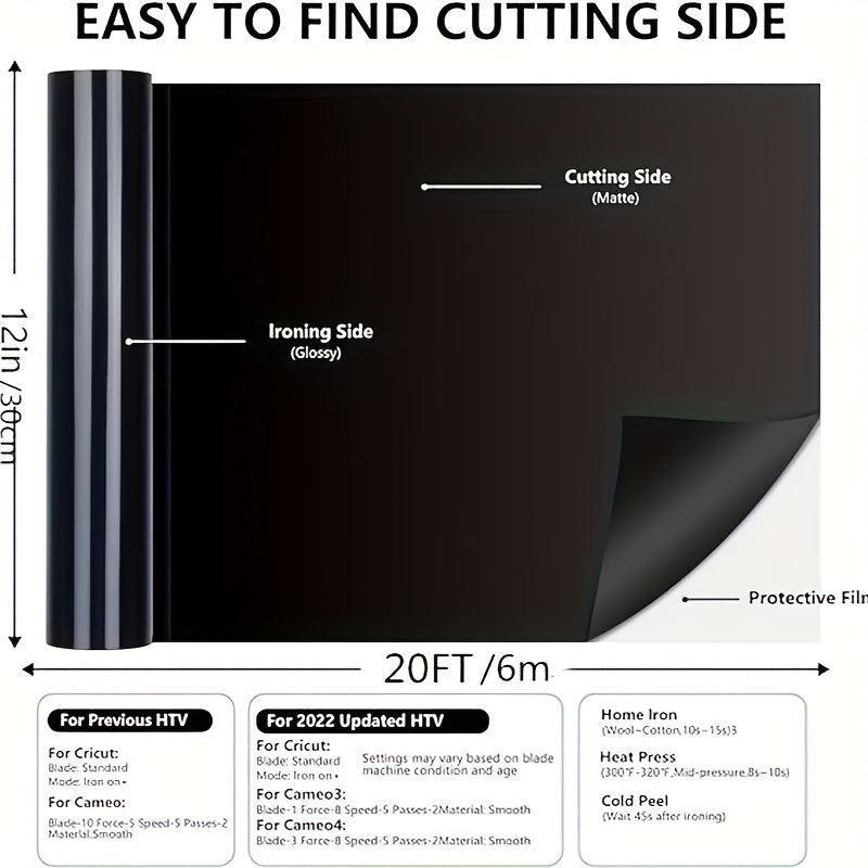 1pc Permanent Vinyl With Tweezers 30 6 1 Meter Vinyl With PET Backing