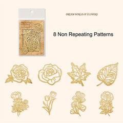 16pcs Hollow Out Note Paper for DIY Crafts Gift Wrapping