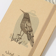 A5 Brown Paper Hardcover Journal with Lined Pages