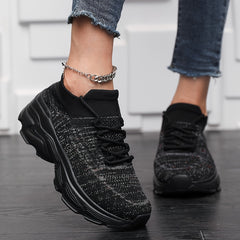 Mesh Lightweight Running Shoes Heighten Shock Absorption Sneakers