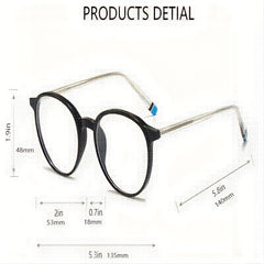 Vintage Round Light Blocking Computer Screen Protection Glasses