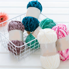 Chenille Yarn Soft Comfortable Knitting Crochet Hand Knitted Line Velvet Yarn