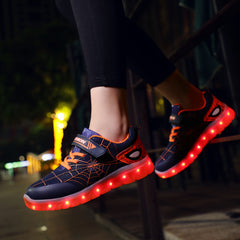 Kids LED Light Up Skate Shoes for Night Fun