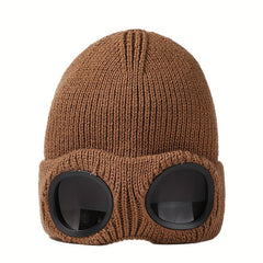 Windproof Knitted Hat for Skiing Winter Hiking