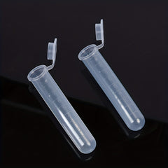 50pcs Transparent Plastic Centrifuge Test Tube 10ml with Lid
