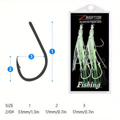 2pcs Night Light Bionic Squid Hook Fishing Octopus Boat Iron Plate