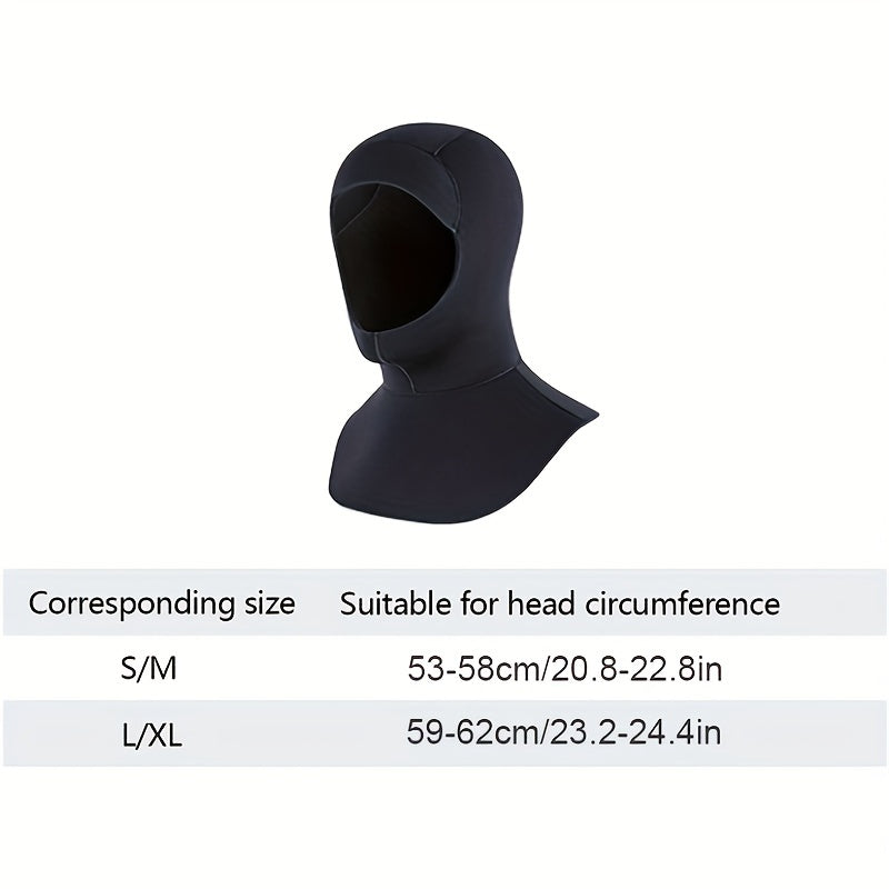 3MM Neoprene Scuba Diving Hood for Warmth and Comfort