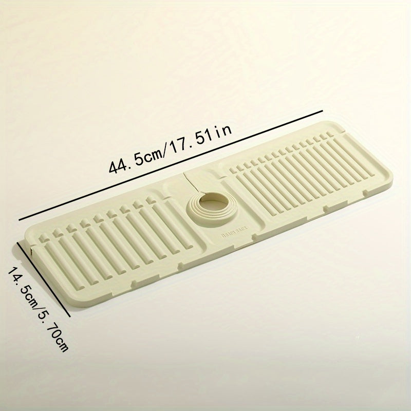 Faucet Drain Mat Kitchen Splash Pad Washstand Plate