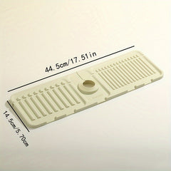 Faucet Drain Mat Kitchen Splash Pad Washstand Plate