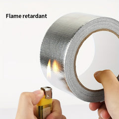 Self-Adhesive Aluminum Foil Tape 5.0m/10.0m Fireproof Waterproof Mildew-Proof