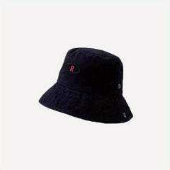 Sunshade Bucket Hat With Letter Embroidery for Men Women