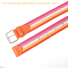 Men Women Leather Belt Pin Buckle Outdoor Casual Jeans Belt