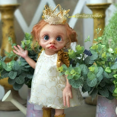 15" Soft Silicone Reborn Doll Hand Painted Fairy Elf Art Doll