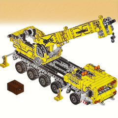 1012pcs Urban Series Engineering Vehicle Building Set with Crane and Bucket