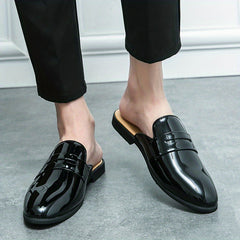 Men's Comfy Backless Loafers Casual Mules